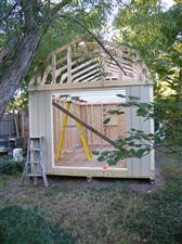 Trusses end view