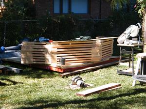 Stack of trusses