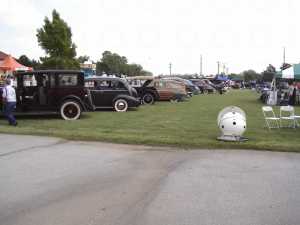 Line of antiques from rear