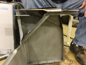Cowl as found