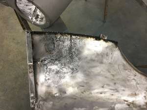 Bottom flange reinforced