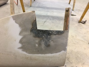 Wing patch removed